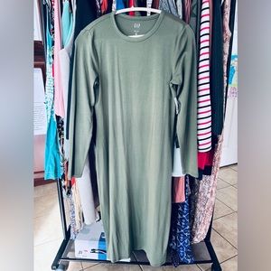 GAP Pencil Dress Olive Green